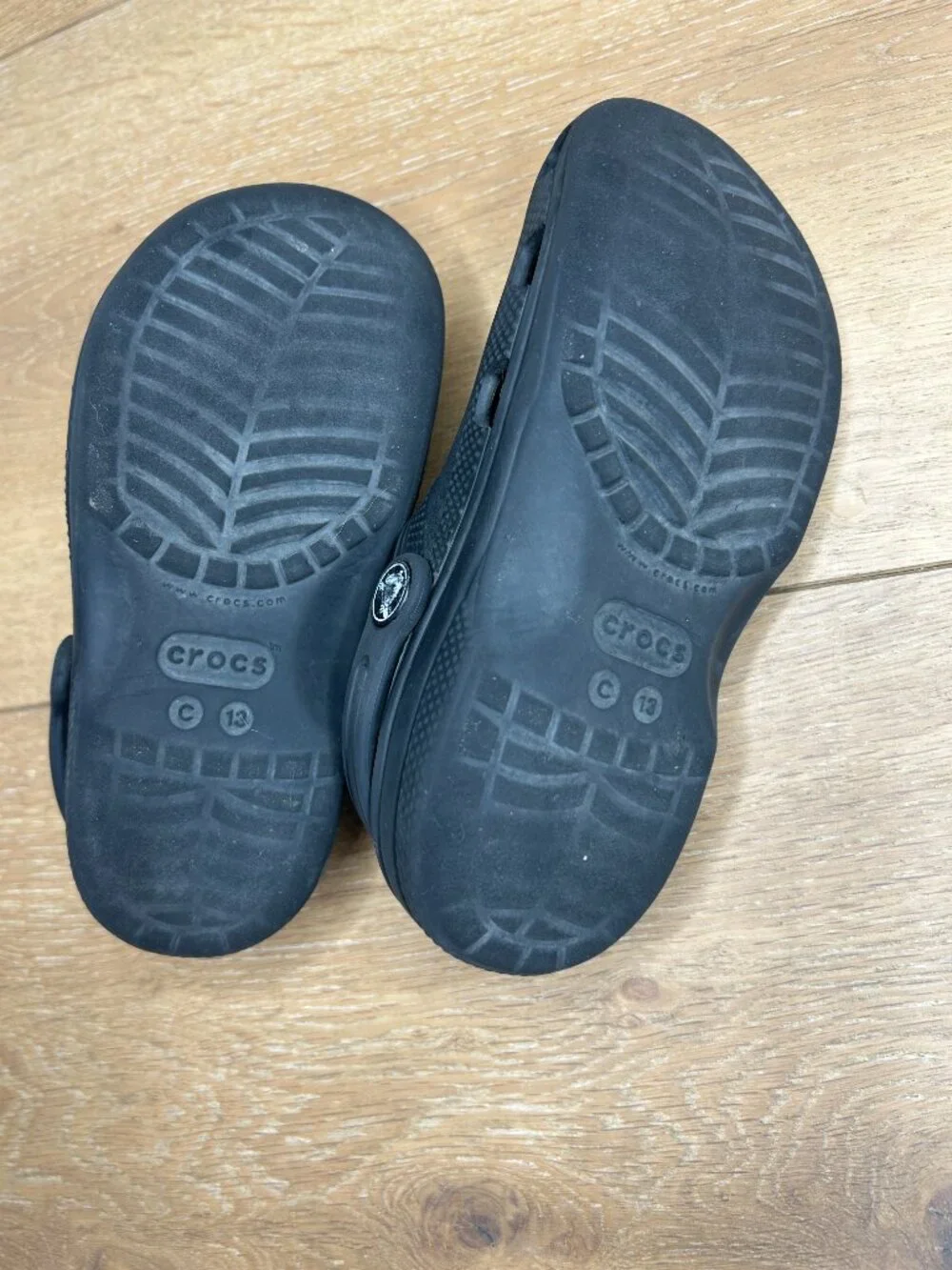 Kids Crocs Iconic Comfort C13 - Classic Clog Shoes Black